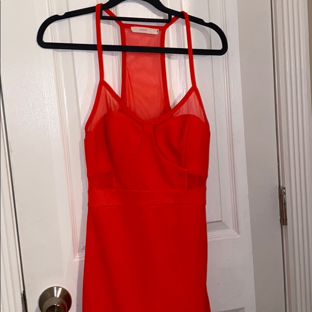 Red/ Hot pinkish dress
